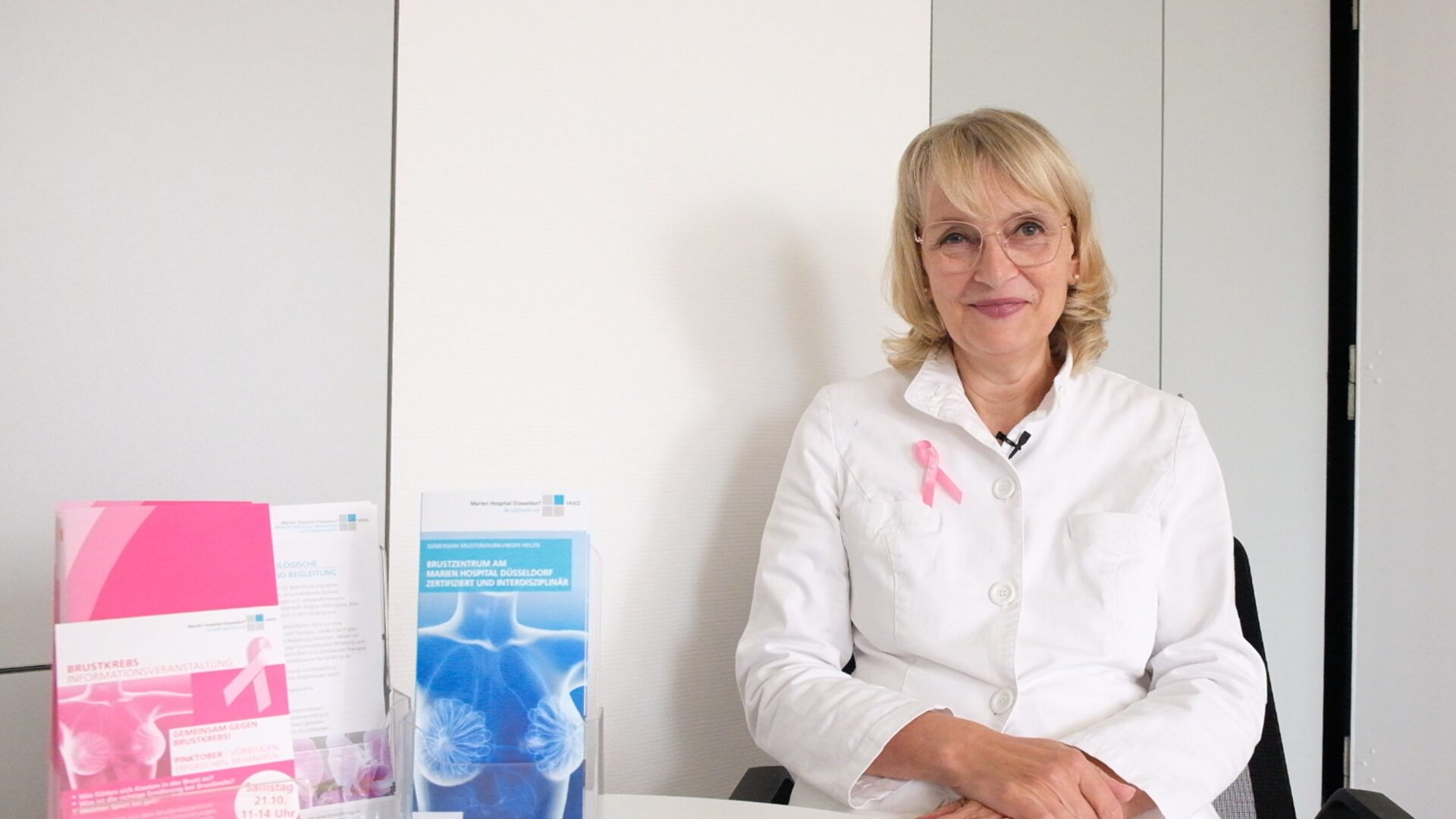 Frau Dr. Findt, Chefärztin Brustkrebszentrum Düsseldorf